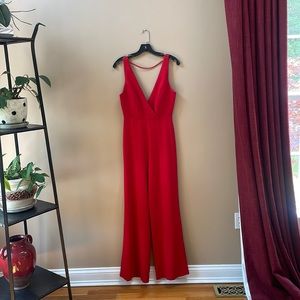 Red pantsuit perfect for Fourth of July, Christmas, or Valentines Day